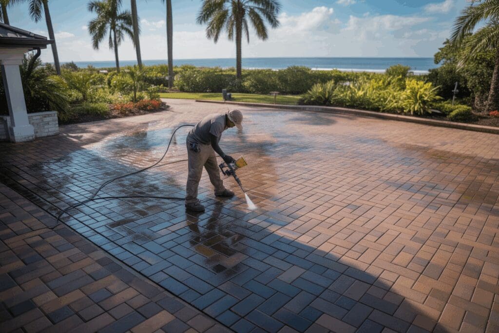 Paver Sealing Daytona Beach, Florida