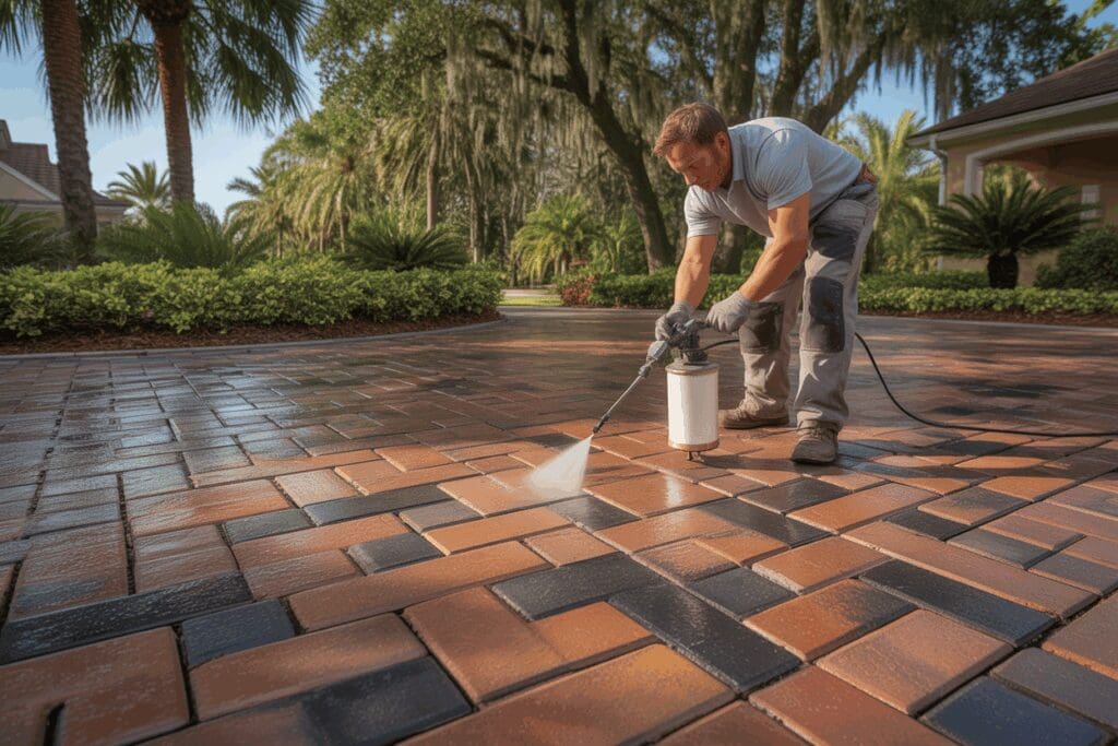 Paver Sealing DeLand, Florida