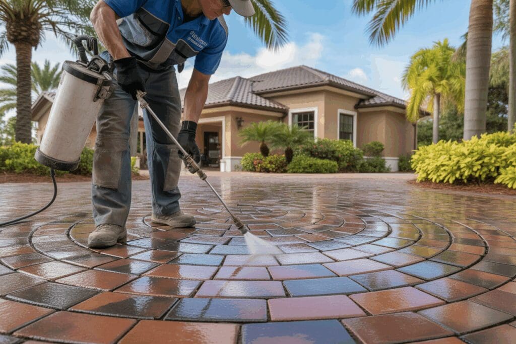 Paver Sealing New Smyrna Beach, Florida