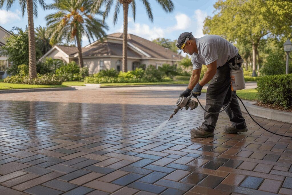 Professional Paver Sealing Services Across Orlando